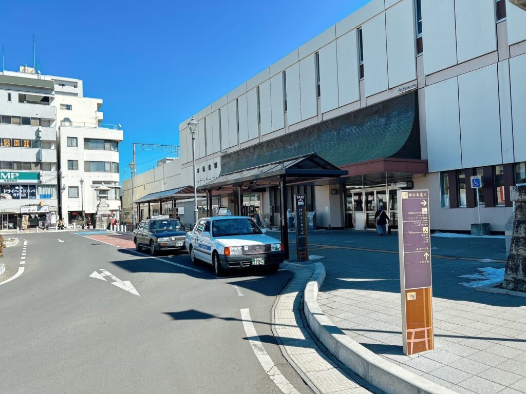 塩釜駅前の様子